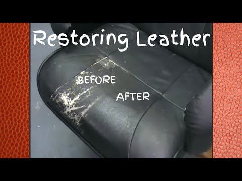 how to repair peeling leather couch