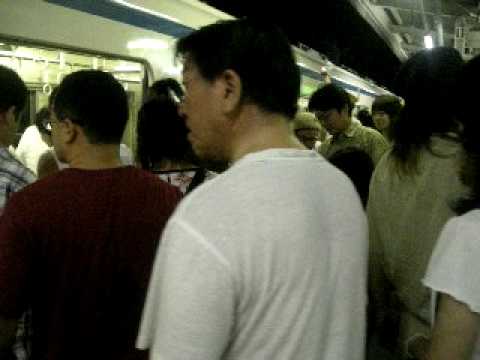 足利花火大会による足利市駅の混雑