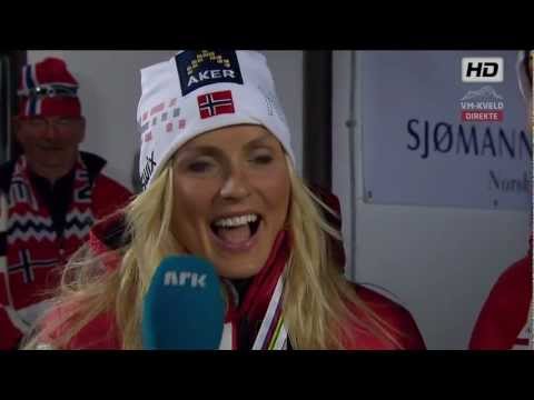 therese johaug - Woman's 30 Km Val di Fiemme 2013 - Therese Johaug´s Champagne SPRAY Please watch in HD(720) quality for best viewing experience Sports-HD Production offers g...