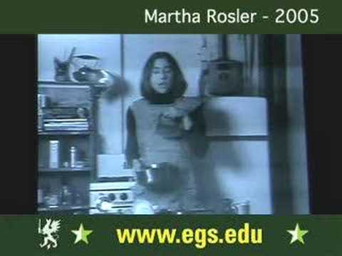 Martha Rosler - European Graduate ...