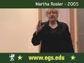 Martha Rosler - European Graduate School - 2005. 1/7