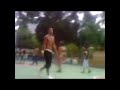 Jugando en la Cancha del Semeruco con los muchachos