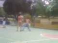 Jugando en la Cancha del Semeruco con los muchachos