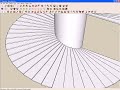 Modelando uma rampa em espiral