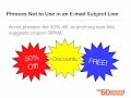 The 10 Forbidden Words in an E-mail Subject Line