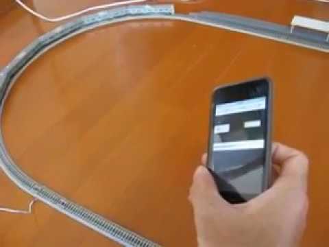 Railroad Model with iPod touch !