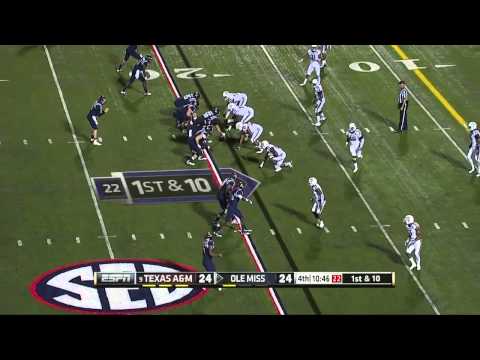 10/12/2013 Texas A&M vs Ole Miss Football Highlights