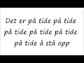 Vinni – God Morgen Norge  Tekst