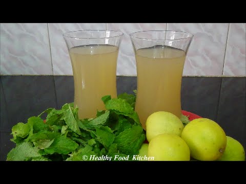 how to make a lemon mint juice