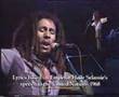 Bob Marley So Much trouble (At Studio 1978 + War live in C