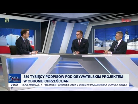 [TYLKO U NAS] Wicemin. M. Warchoł o projekcie ustawy "W obronie chrześcijan": 400 tys. osób powiedziało "tak". Ludzie, którzy składali nam podpisy, mówili, iż dzięki projektowi wreszcie odzyskują godność, tożsamość