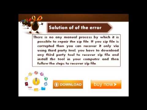 how to repair zip file