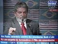 george bush no brasil e o acordo do  etanol