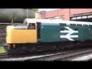 class 40 40145 pull into bury