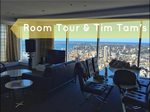 Australia Vlog #2 - Meriton World Tower Room Tour (Sydney) & Tim Tams // Stewart and Victoria