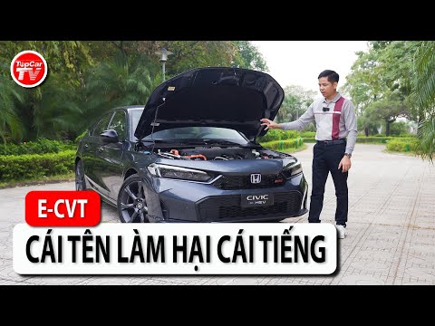 Đánh giá hộp số E-CVT trên Honda Civic e:HEV RS - Hiểu lầm tai hại vì cái tên | TIPCAR TV