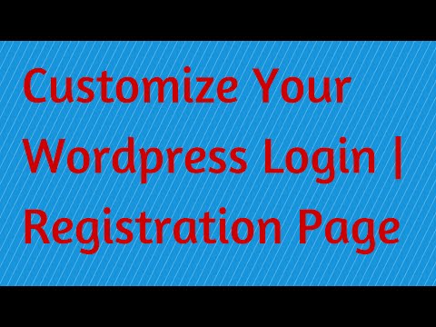 registration - Customize Your Wordpress Login | Registration Page.mp4 http://marketingden.net/?p=4154 I found a Wordpress plugin that will allow you to add a custom login |...