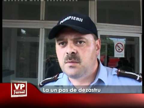 La un pas de dezastru
