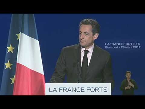 Discours de Nicolas Sarkozy