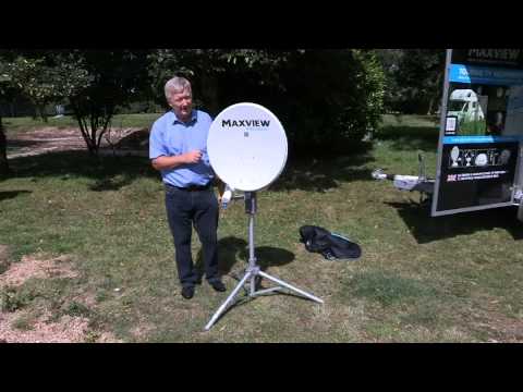 Aufstellen der mobilen Sat-Antenne Maxview Precision