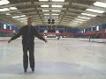 Ice skating practice