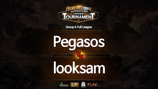 하스스톤 인벤 토너먼트 1회 5라운드 Pegasos VS looksam