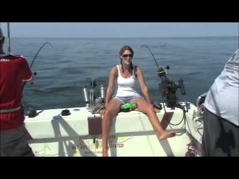 Salmon Trout Fishing Lake Ontario with ReelSilver Charters