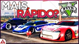 GTA Online: Tyrus vs. RE-7B vs. ETR1 = Novo Carro Mais Rápido? - Teste de Velocidade