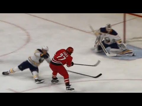 Video: Faulk restores two-goal lead for Hurricanes