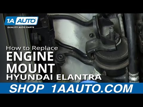 How To Install Replace Upper Engine Mount Hyundai Elantra