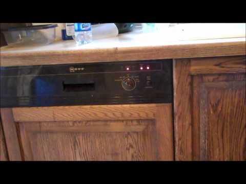 how to reset a neff dishwasher