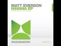 Matt Everson - Havana EP (Maquina Music)