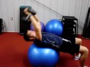 Weighted Ball crunch Weighted Ball crunch