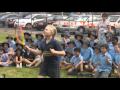 2010-02-07 | Alicia Molik visits St Monica's Parish School ~> Australian Fed Cup team member Alicia Molik has a hit with the students at St Monica's Parish School in Walkerville, South Australia. (<span>2:)