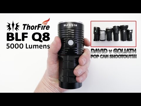No other Pop Can light can throw 450 lumens for so long!!! The BLF Q8 is awesome!