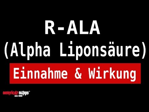 R-ALA (Alpha Liponsäure) Erfahrung Wirkung Einnahme | AMERICAN-SUPPS.COM