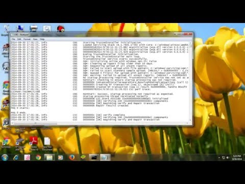 how to repair cbs.log file