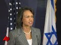 Rice: Settlements Are Not Helpful to Peace