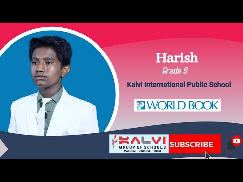 Kalvi Schools - Harish - Grade 9 - Virtual Reality - WORLD BOOK