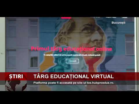 Târg virtual educațional, pentru elevii din București