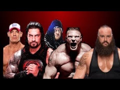 Roman Reigns Vs Brock Lesnar Vs John Cena Vs Under Taker Vs Braun Strowman | (Custom Moments)