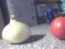 onion hating up a tomto