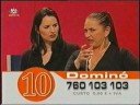 faf� e mariana, mae e filha se apresentam num programa da tarde , em fevereiro de 2008, em portugal.
