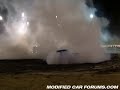 Torana on 24 inch rims doing a burnout at elite prostreet burnouts 2007