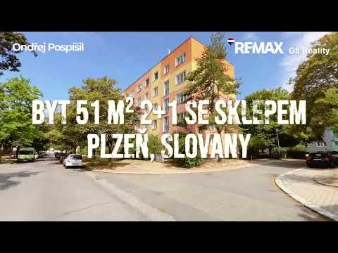 Video Prodej bytu 2+1, 51 m² – Plzeň - Slovany