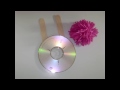 Manualidades de Reciclaje: fabricador de pompones utilizando reciclados. Cómo hacer un pompon