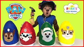 Paw Patrol Play Doh Surprise Eggs Toys for Kids! C