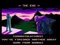 ending #01: dynowarz developer: bandai publisher: bandai platform: famicom/nes release: 1990 this game was painful to play. the controls are stiff the music is like shrapnel to the ears and the enemies are tarded...at least your dinosaur robot is kind of cool...despite is ugly color and fat ass.
