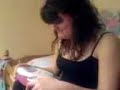 Chloe and her Barbie phone