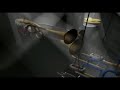 black trombone